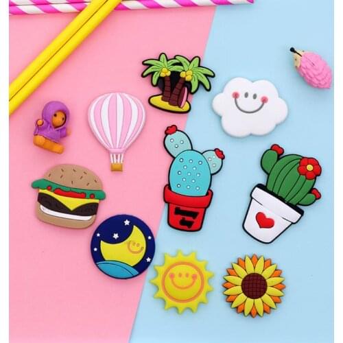 Fridge Cartoon Magnets PVC Colorful Magnet Sticker Plastic Refrigeator 3D Cute Sticker Home Furnishing Decorate DHL SN3763