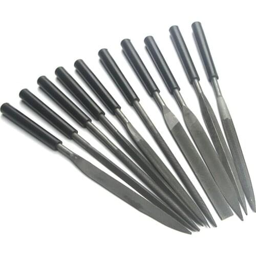File A set of 10 file Grinding metal Bodhi plastic file Sanding tool Flat square triangle Assorted file