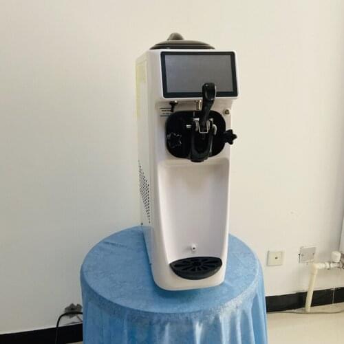 Small Soft Ice Cream Machine For Commercial Ice Cream Maker Stainless Steel Desktop Ice Cream Machine