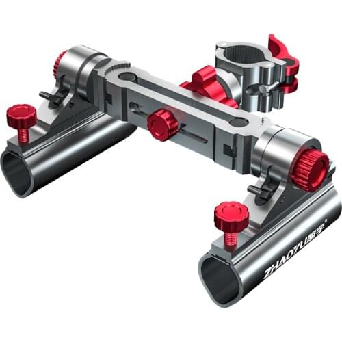 360 Degree Adjustable Aluminum alloy Steel Fishing Rod Stand Fishing Tools Accessories Boat Rod Holder Rack Bracket Chair Mounte