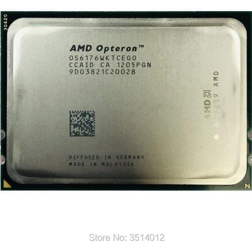 AMD Opteron 6176 Op 6176 2.3 GHz Twelve-Core Twelve-Thread 115W CPU Processor OS6176WKTCEGO Socket G34