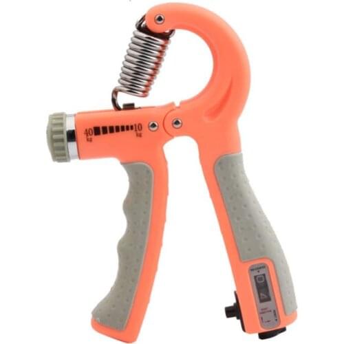 Spring Finger Pinch Carpal Expander Adjustable Hand Grip Sports Strength Countable Exercise Strengthener Gripper R-Shape Grip