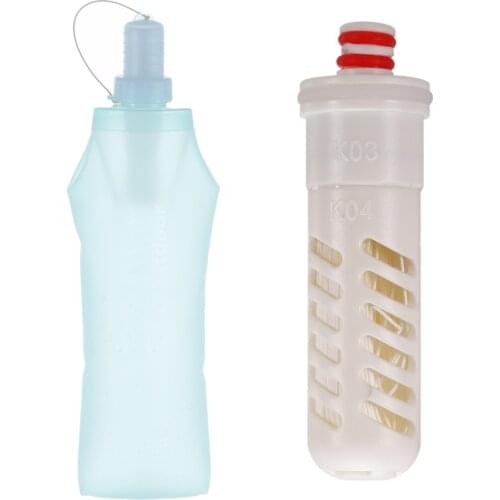 Water Filter Bottle Replacement Filter Bottle Filter Camping Hiking Emergency Life Survival Portable Purifier Water Filter