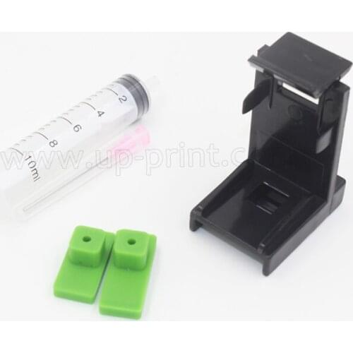 Ink Cartridge Clamp Absorption Clip Pumping refill tool for HP 21,22 60 61 56 901 121 300 301 122 PG40 PG50 for Lexmark 26 16