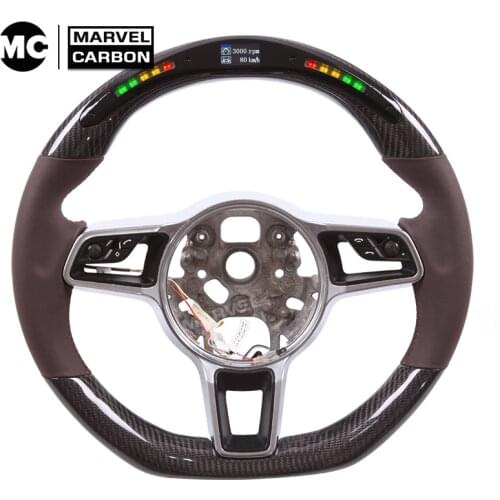 LED Performance Steering Wheel Porsche Display Compatible for Porsche Panamera Cayenne