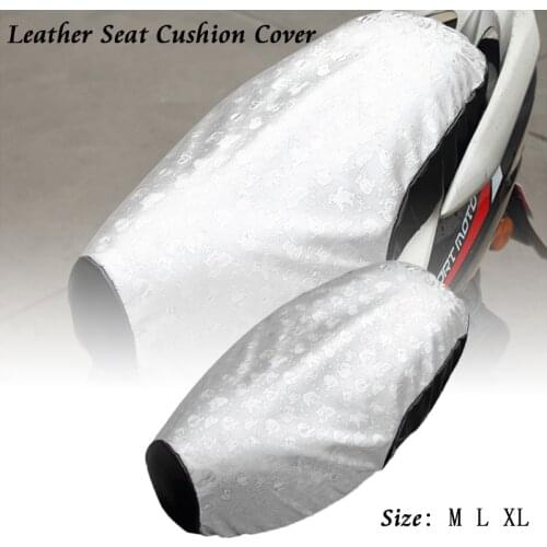 Universal Motorcycle Accessories Leather Seat Cushion Cover 3D Sunscreen Waterproof Protector Seat Insulation Cushion Cover