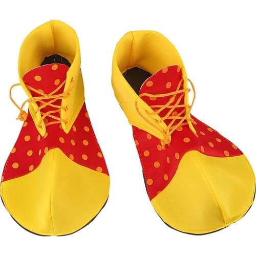 Children Adults Funny Halloween Clown Shoes Cosplay Clown Shoes Costume Props Masquerade Party Dress Up Decor Carnival Festival