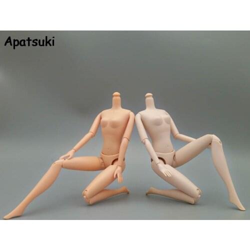 2pcs/lot High Quality Doll Parts DIY Kids Toy 12 Joints Doll Naked Body For 11.5" Doll Accessories For 1/6 BJD Doll Without Head