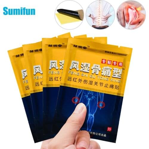 24pcs Back Pain Relief Patch Arthritis Lumbar Treatment Herbal Medical Plaster Far-infrared Therapy Stickers Health Care D3148