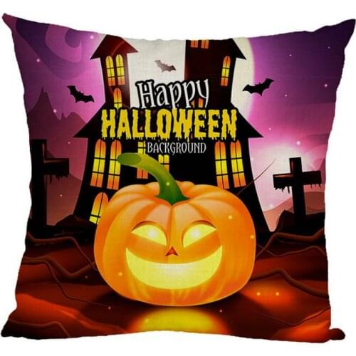 40x40cm 45x45cm Happy Halloween Pillowcase Throw Cushion Pillow Cover Printing Cushion Pillow Case Bedroom Office 15