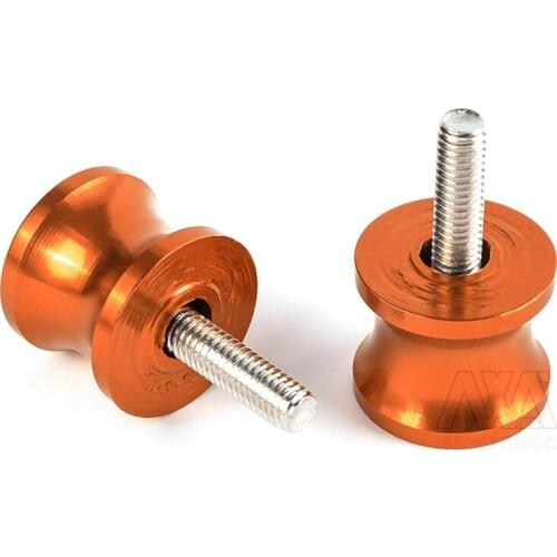 CNC Aluminum Motorcycle M10 Swingarm Slider Spools Screws Motorbike Accessories For Kawasaki Ninja 250, ER6, Z 250, ER6F