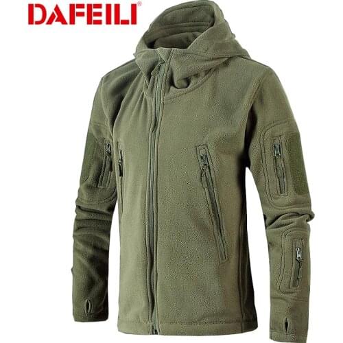 DAFEILI Mens Fleece Jackets