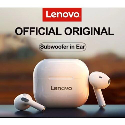Lenovo LP40 TWS Bluetooth Earphone 5.0 Dual Stereo Noise Reduction Bass Mini Wireless Earbuds Sport Gaming Headset For Android