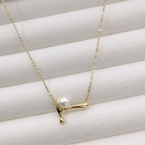 Cute Lovely Necklace Mountings Necklace Pendant Chain Findings Settings Jewelry Parts Fittings Charm Accessories for Pearls