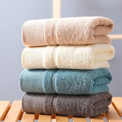 Combed Cotton Soft Towels Solid Bath Face Towel for Adults Washcloths Highly Absorbent Towels Bathroom