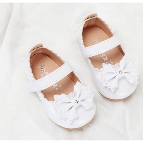 PU Leather Shoes For Girls 2020 Summer Baby Shoes Soft Sole Breathable Walking Shoes Female Baby Bowknot Casual Shoes D436