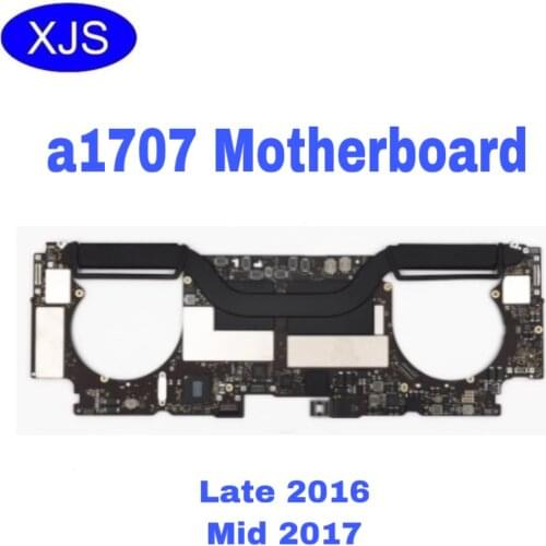 Original Good A1707 Motherboard Core i7 2.6GHz 2.7GHz 2.8GHz 2.9GHz 820-00281-A for Macbook Pro 16GB A1707 Logic Board 2016 2017