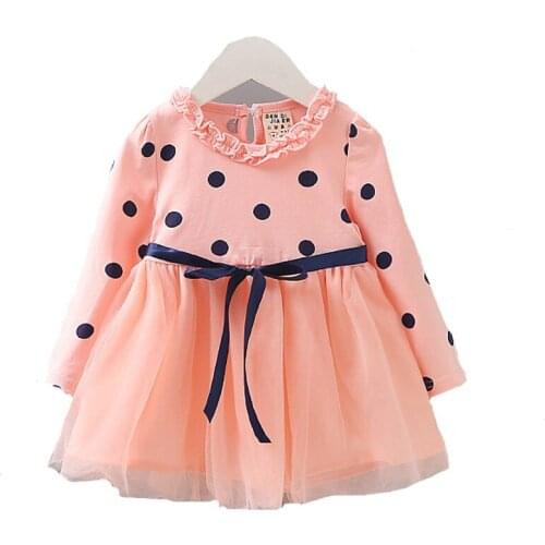 2017 autumn winter newborn dresses infant baby girl dress baby clothes dress clothing princess party Christmas dresses DR02