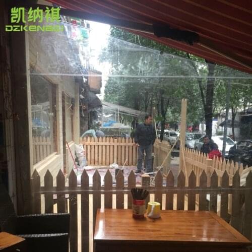 Transparent Soft Glass Film Used as Wind and Water-Resistant Awnings / Greenhouses / Garden Sun Room / Gazebos