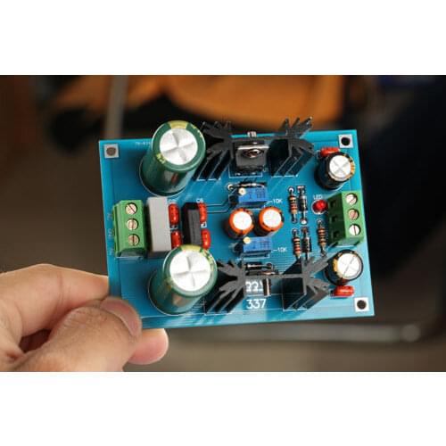 LM317 LM337 Adjustable Filtering Power Supply AC/DC Voltage Regulator