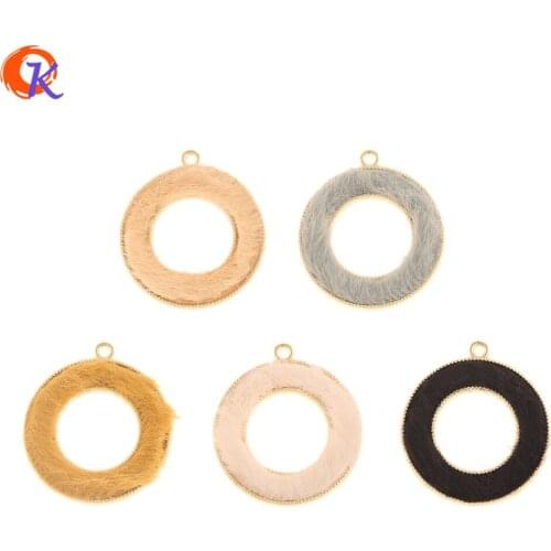 Cordial Design 30Pcs 30*33MM Jewelry Accessories/Charms/DIY/Hand Made/Fabric Effect/Ring Shape/Jewelry Making/Earring Findings