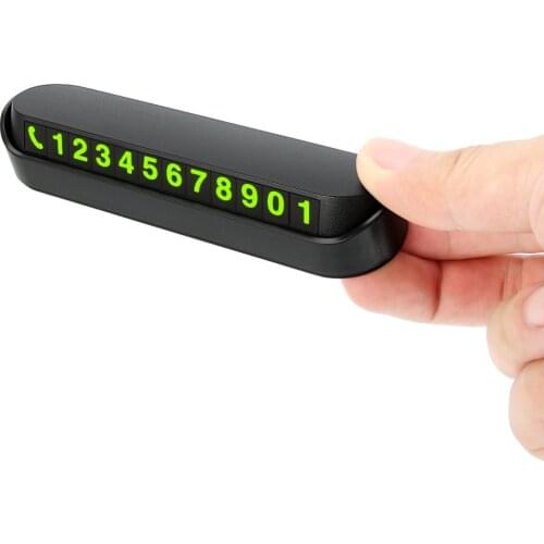 Hideable Car Phone Number Card Plate Stickers for Fiat grande punto panda Seat Ibiza Leon Renault Megane Duster Car Accessories