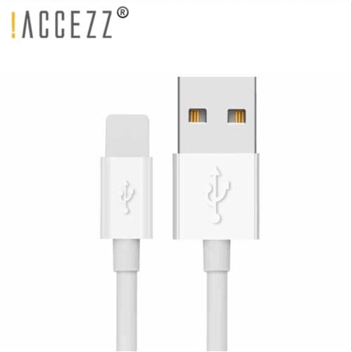!ACCEZZ USB Cable For iPhone 12 11 XS MAX XR 8 7 6 Fast Charging Data Cable For ipad Mini 2.4A Mobile Phone Charger Cord1M 3M