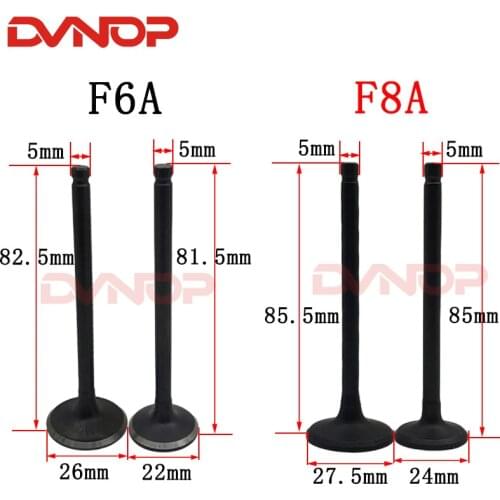 Intake and Exhaust Valves for SYM ARA125 GR125 XS125T-17 JET 4 125 14711-F6A-0000 14721-F6A-0000 2V