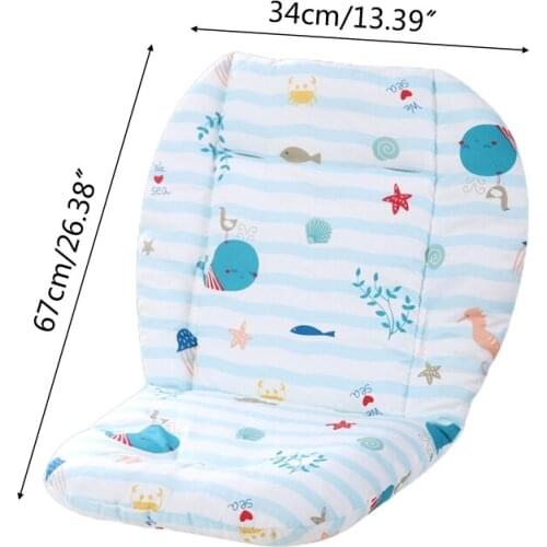W3JF Universal Baby Stroller Seat Cushion Liner Mat Feeding Highchair Pad Cover Newborn Pram Pushchair Accessories