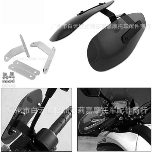 Retro motorbike hand guard transparent smoke lens chopper moto handguard for harley touring cafe racer Motorcycle hand protector