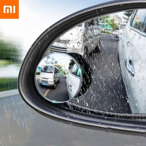 Xiaomi Baseus New 2pcs Car Rear View Mirror Full Vision 360 Degree Wide Anger Parking Assitant Waterproof Auto Blind Spot Mirror