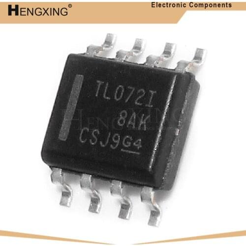 10piece TL072CDR TL072IDR SOP8 TL072C SOP TL072 SMD 072CDR SOP-8 TL072CDT TL072C In Stock