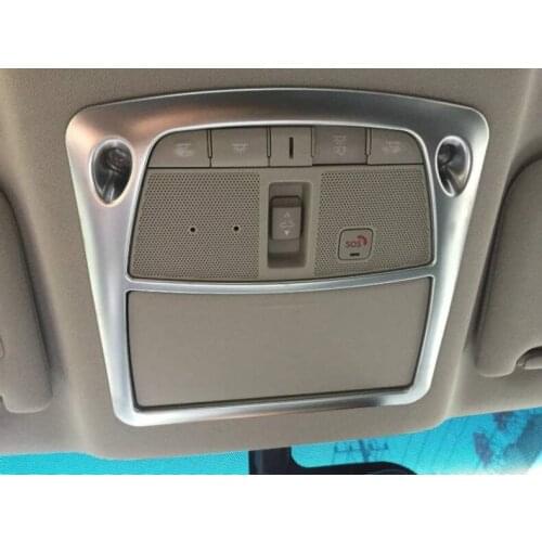 For Nissan Teana Altima 2016 2017 Interior Car Interior Dome Reading Lights Decoration Frame ABS Cover Trim 3pcs