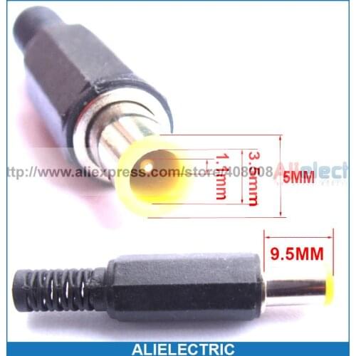 50 Pcs 1.1 x 3.5 x 5 x 9.5mm DC Power Plug for Notebook