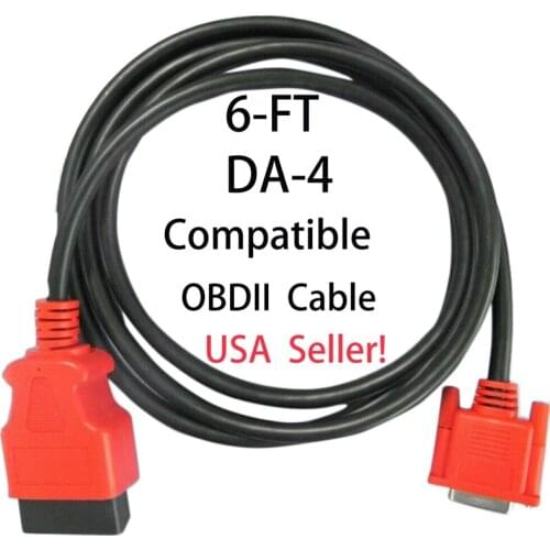 Car 6FT Snap on Scanner DA-4 Compatible OBDII OBD2 Data Cable for SOLUS EDGE EESC320