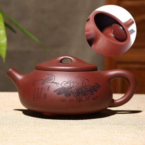 Shipiao teapot ore Purple mud handmade 188 hole and 9 hole antique teapot with gift box
