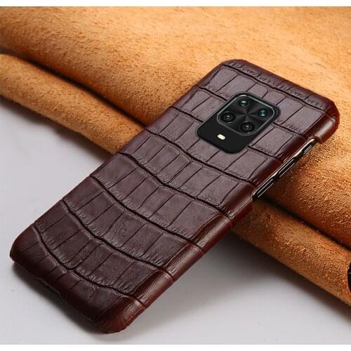 Genuine Stone Grain Leather Phone Case for Xiaomi Redmi Note 9 Pro 9S 8 Pro 8T 7 Cover For Mi 10 8 9 9T Pro Note 10 Lite A3 A2