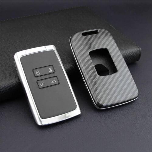 HOT SALE Key Case Fob Bag Holder ABS Hard Shell Cover Parts Fit For Ford Mustang Edge Explorer F150 Koleos Kadjar Megane Car Key