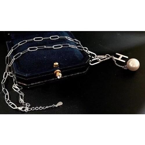 Nice Quality 925 Sterling Silver Necklace Findings Jewelry Base Settings Mountings Parts for Akoya Edison Pearls Coral Jade