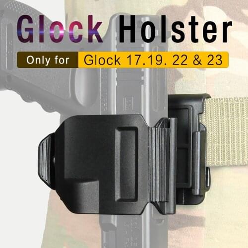 PPT Holster For GLOCK 17/19/22/23 Holster Tactical Airsoft Hunting Shooting Roto Right-Handed Gun Clip Holster HK7-0037