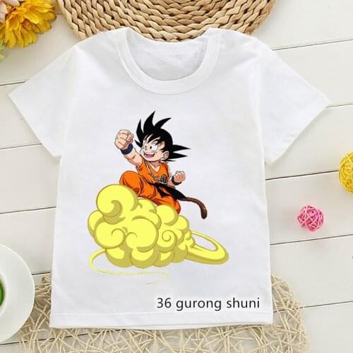 2021 Clouds Guko Japan Cartoon Print Manga Anime Clothes Boys/Girls Kids T Shirts Toddler Children Clothing T-Shirts Summer Tops