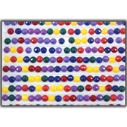 Round Diy Diamond Painting Accessory Cross Stitch Diamond Mosaic Embroidery Cristal Beans Full Color 5D Diamond Embroidery Stone