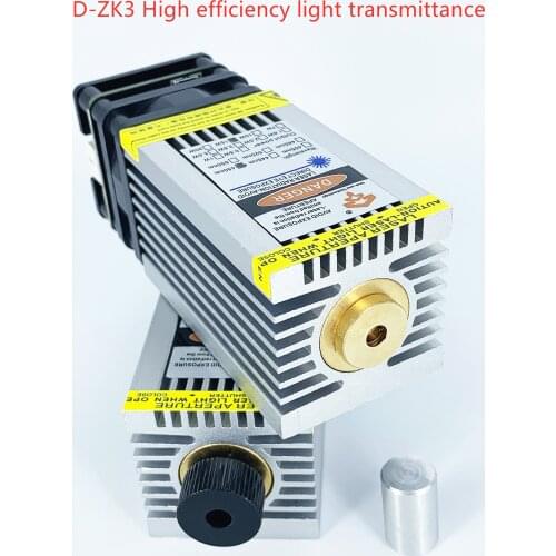 7W 15W laser head blue laser module for CNC engraving machine D-ZK3 efficient light transmission can cut 3mm balsa free shipping
