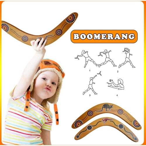 Outdoor Dart Flying Disc Sports Wood Professional Boomerang Dart Back VShaped Dart Flying Disc Toys For Kids Gift Stylish