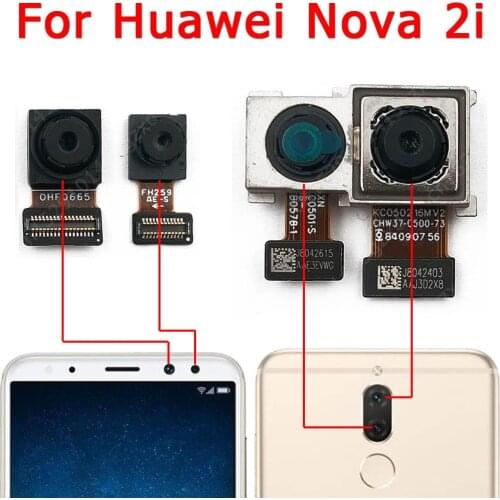 Original For Huawei Nova 2i Front Rear View Back Up Camera Frontal Main Facing Small Camera Module Flex Replacement Spare Parts