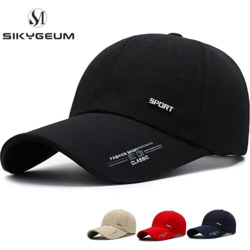 SIKYGEUM New Fashion Sports Cap Mens Hat For Fish Outdoor Fashion Line Baseball Cap All-Match Casual Sunscreen Fishing Hat 2021