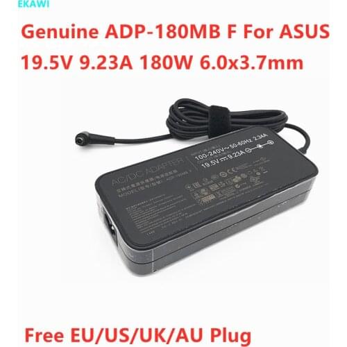 Genuine ADP-180MB F 180W 19.5V 9.23A 6.0X3.7mm AC Adapter For ASUS ROG S7C GL504 FX95DU GX531 GM501 GL504G FX95G Laptop Charger