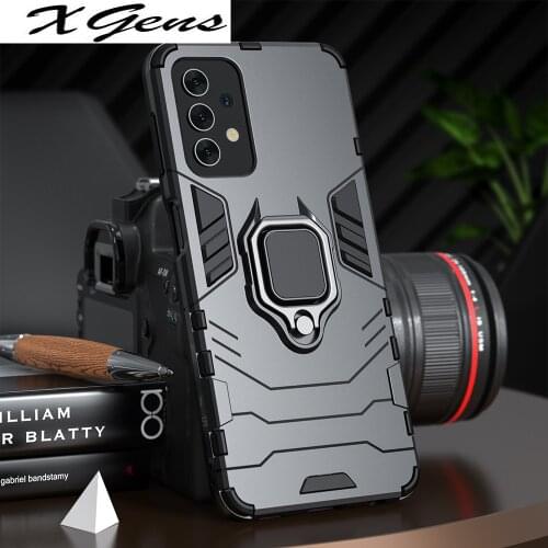 Shockproof Armor Case for Samsung A32 A52 A72 5G Ring Stand Bumper Silicone Phone Back Cover for Galaxy A52 A72 A32 4G