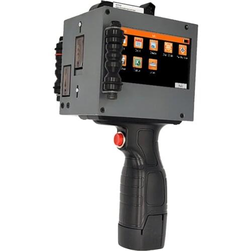 Handheld Inkjet Printer ZK-1683 with 4.3-inch LED Touch Screen, Dual Ink cartridges, Quick-Drying Inkjet Printer