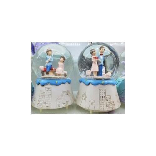 Luminous Musical Inkjet Snow Globe Mh-96